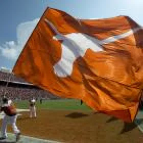 Longhorn Flag being waved
